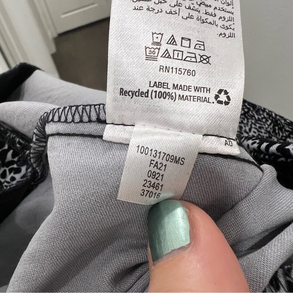 Alfani XL Flocked Animal Print Pull-On Pants Black Size New without tags Holiday - Picture 7 of 9